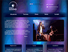 Tablet Screenshot of magicsound.pl